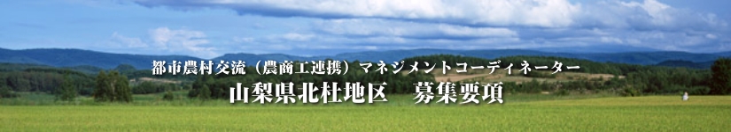 山梨県北杜市 地区タイトル